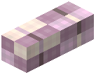 Horizontal Post Decorative Pink Wool