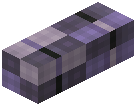 Horizontal Post Decorative Purple Wool