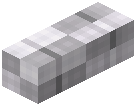 Horizontal Post Decorative White Wool