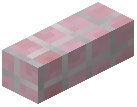 Horizontal Post Embbed Magenta Pale Bricks