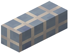Horizontal Post Embbed Pale Bricks