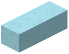 Horizontal Post Light Blue Concrete