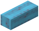 Horizontal Post Light Blue Wool