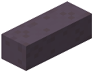 Horizontal Post Purple Concrete
