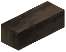 Horizontal Post Raw Dark Oak Wood