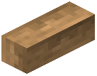 Horizontal Post Raw Oak Wood