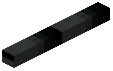 Horizontal Stick A Black Blindwall