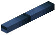 Horizontal Stick A Blue Blindwall