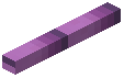 Horizontal Stick A Magenta Blindwall