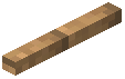 Horizontal Stick A Oak Blindwall