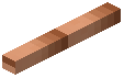 Horizontal Stick A Orange Blindwall
