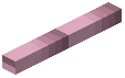 Horizontal Stick A Pink Blindwall
