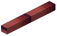 Horizontal Stick A Red Blindwall