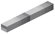 Horizontal Stick A White Blindwall