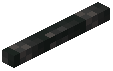 Horizontal Stick Black Bricks