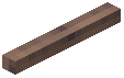 Horizontal Stick Brown Wool