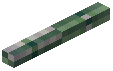 Horizontal Stick Decorative Green Wool