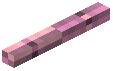 Horizontal Stick Decorative Magenta Wool
