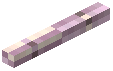 Horizontal Stick Decorative Pink Wool