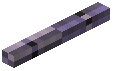 Horizontal Stick Decorative Purple Wool