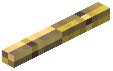 Horizontal Stick Decorative Yellow Wool