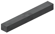 Horizontal Stick Gray Concrete