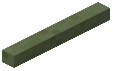 Horizontal Stick Green Concrete