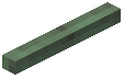 Horizontal Stick Green Wool