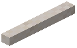 Horizontal Stick Light Gray Concrete