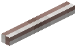 Horizontal Stick Market Block Brown