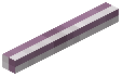 Horizontal Stick Market Block Purple