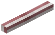 Horizontal Stick Market Block Red