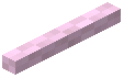 Horizontal Stick Pink Wool
