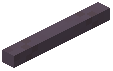 Horizontal Stick Purple Concrete