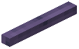 Horizontal Stick Purple Wool