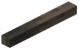 Horizontal Stick Raw Acacia Wood