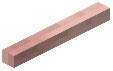 Horizontal Stick Raw Cherry Wood