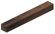 Horizontal Stick Raw Jungle Wood