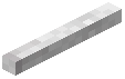 Horizontal Stick Smooth Marble