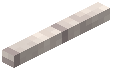 Horizontal Stick Stripped Birch Wood