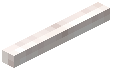 Horizontal Stick White Wool