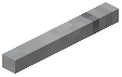 Horizontal Stick Wore Stone