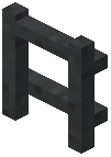 Ladder Black Concrete