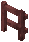 Ladder Raw Crimson Wood