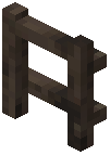 Ladder Raw Dark Oak Wood