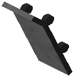 Leaned Skateboard Gray Concrete