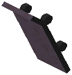 Leaned Skateboard Purple Concrete