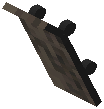 Leaned Skateboard Raw Acacia Wood