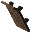 Leaned Skateboard Raw Jungle Wood