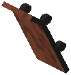 Leaned Skateboard Raw Mangrove Wood